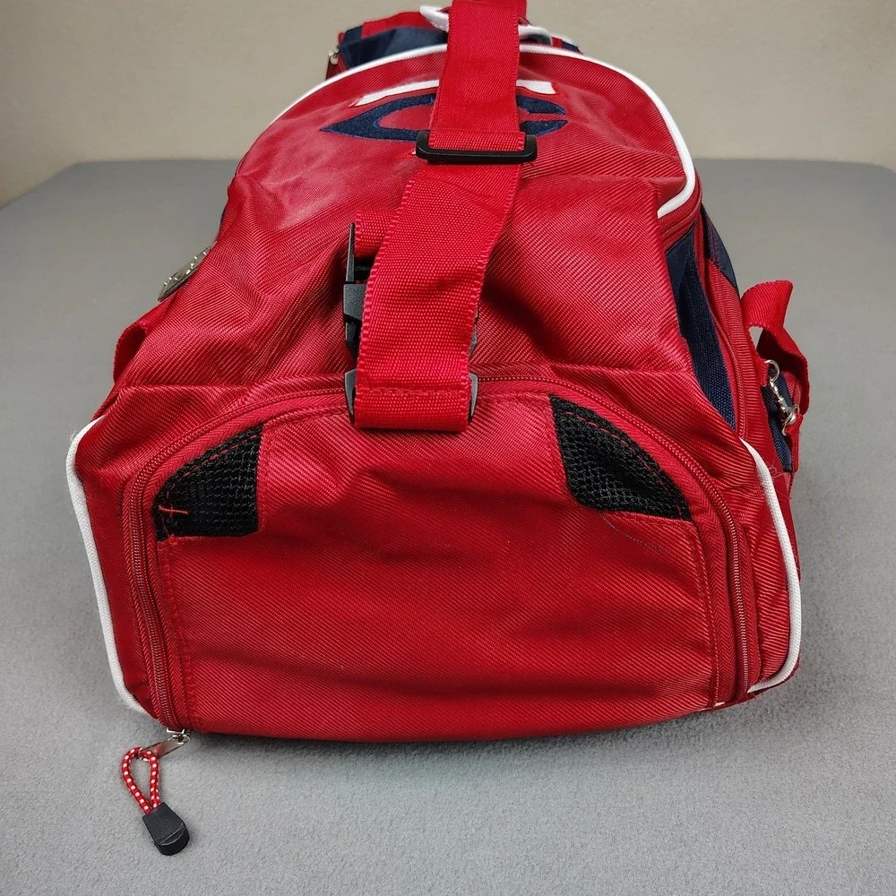 Vintage Minnesota Twins Baseball Duffle Sports Bag Vented Cleat Pocket  MLB EC